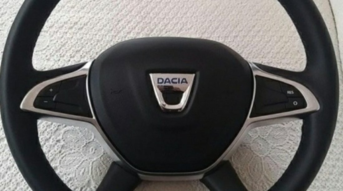 Volan piele cu airbag Dacia Logan 2 MCV 2013-2020 NOU