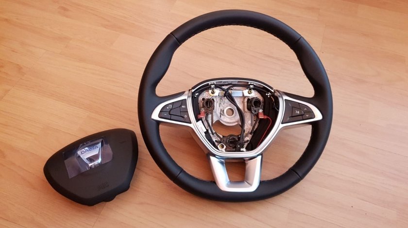 Volan piele cu capac airbag Dacia Duster 2018 Nou
