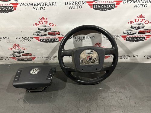 Volan piele cu comenzi 3D0419091K VW VW Touareg I (7LA, 7L6, 7L7) 5.0 V10 TDI 313 cai