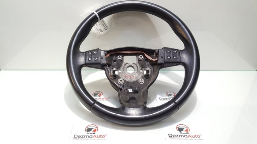 Volan piele cu comenzi, 5P0419091C, Seat Leon (1P1) (id:250927)