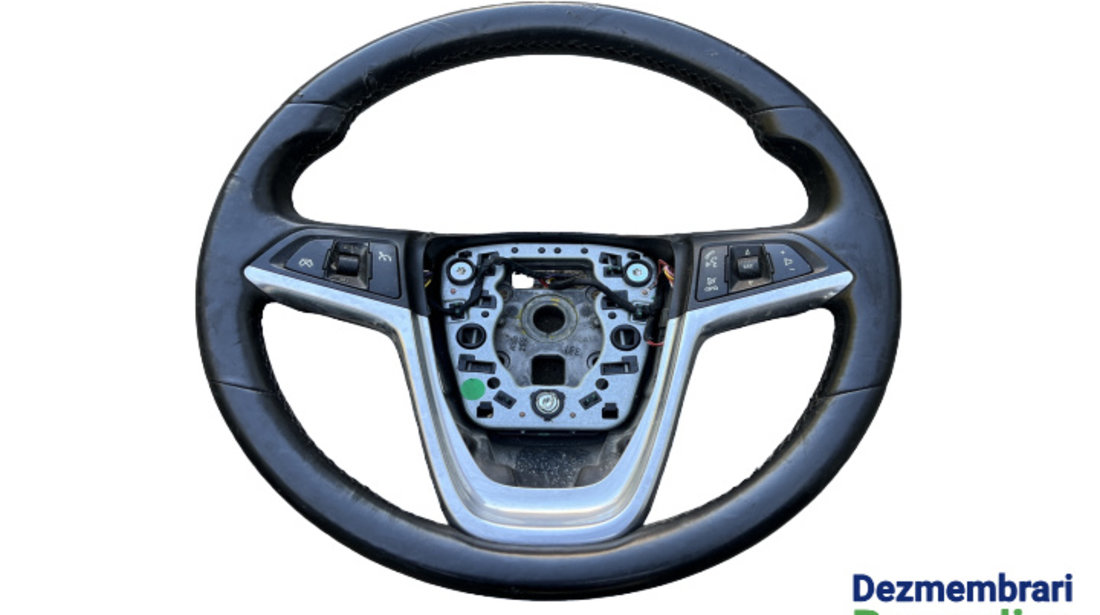 Volan piele cu comenzi 609928910D Opel Insignia A [2008 - 2014] Liftback 5-usi 1.4 Turbo ecoFLEX MT (140 hp)
