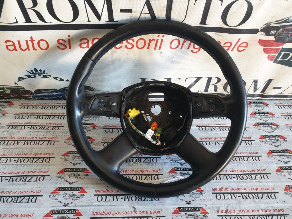 Volan piele cu comenzi Audi Q7 4L cod piesa : 4F0419091AH