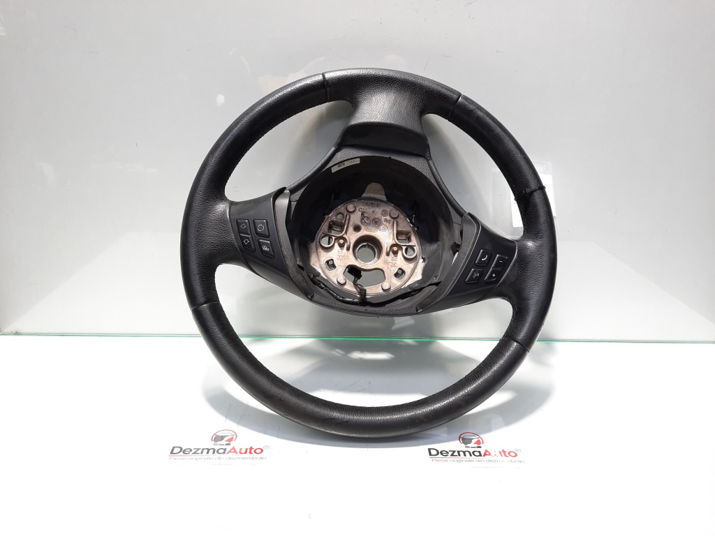 Volan piele cu comenzi, Bmw 3 Touring (E91) [Fabr 2005-2011] 6764547-07 (id:446358)