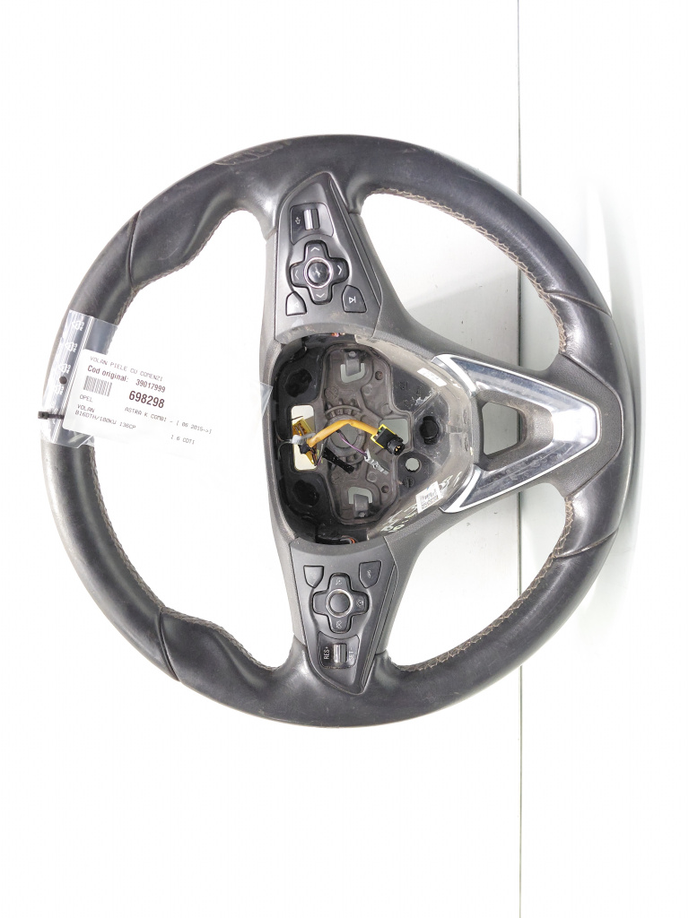 Volan piele cu comenzi, cod 39017999, Opel Astra K Combi (id:698298)