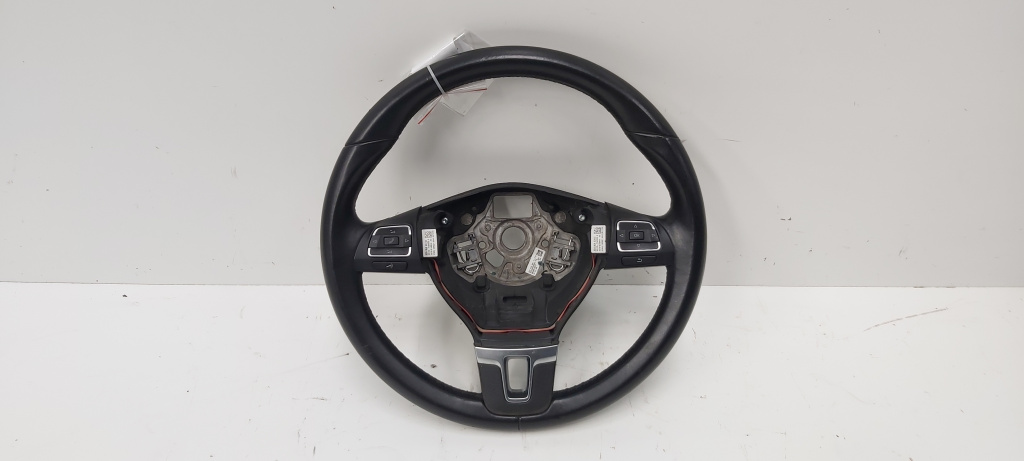 Volan piele cu comenzi, cod 3C8419091AJ, VW Golf 6 (5K1) (id:688689)