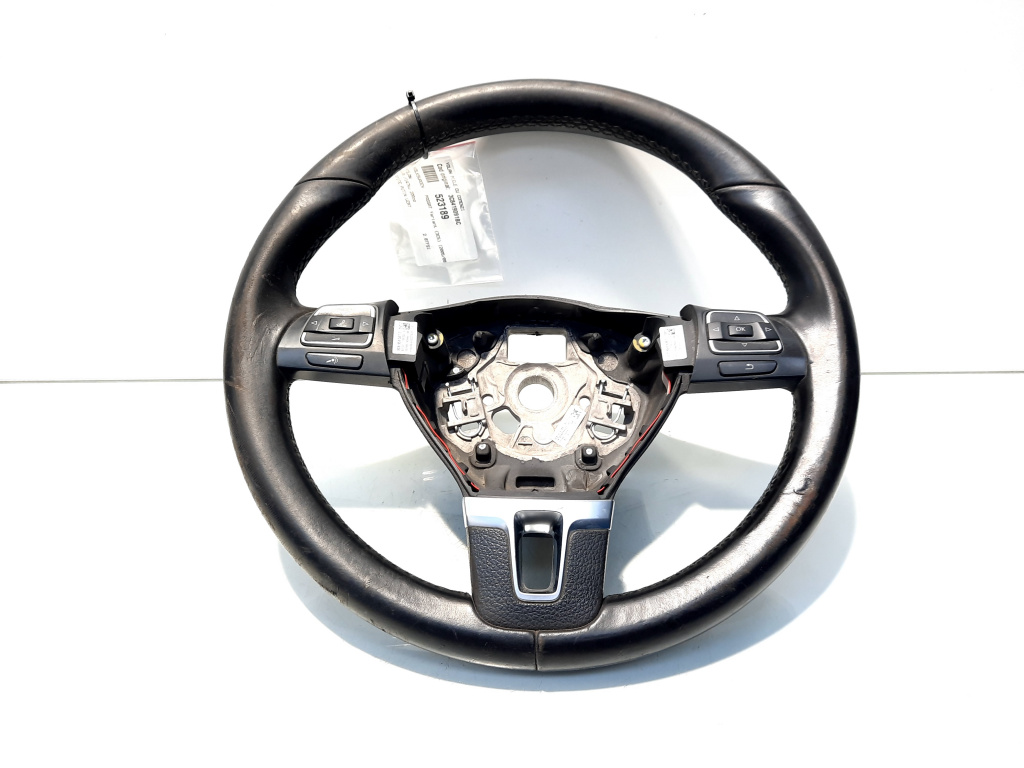 Volan piele cu comenzi, cod 3C8419091BC, Vw Passat Variant (3C5) (id:523189)