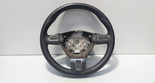Volan piele cu comenzi, cod 3C8419091BE, VW Passat (362) (id:690127)