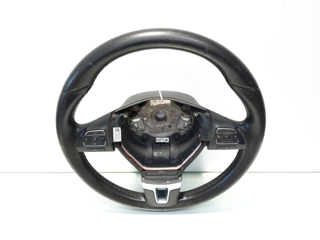 Volan piele cu comenzi, cod 3C8419091BE, Vw Passat CC (357) (id:540208)