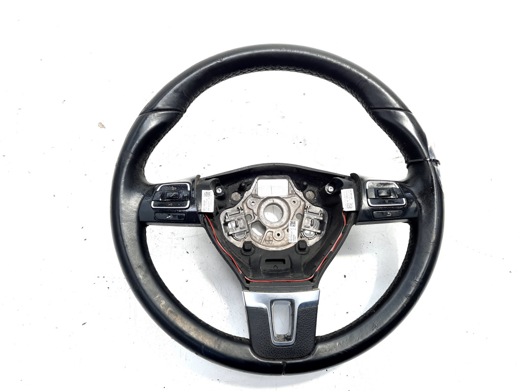 Volan piele cu comenzi, cod 3C8419091K, VW Passat CC (357) (id:521386)