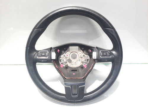 Volan piele cu comenzi, cod 3C8419091K, Vw Passat CC (357) (id:495012)