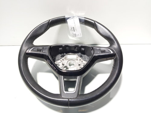Volan piele cu comenzi, cod 3V0419091L, Skoda Superb III (3V3) (id:694428)