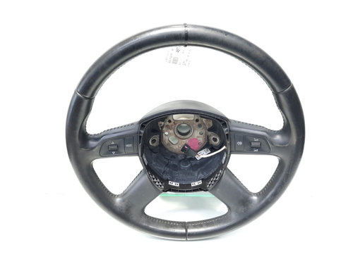 Volan piele cu comenzi, cod 4F0419091DB, Audi A6 Allroad (4FH, C6) (id:252440)
