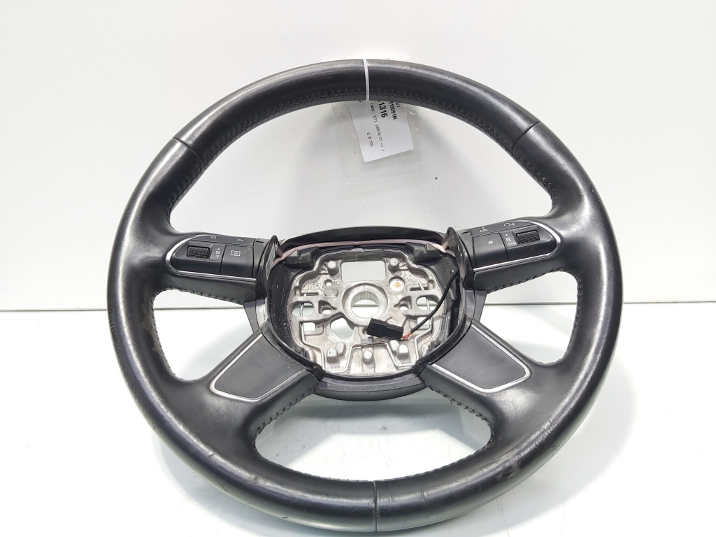 Volan piele cu comenzi, cod 4G0419091M, Audi A6 (4G2, C7) (id:701316)