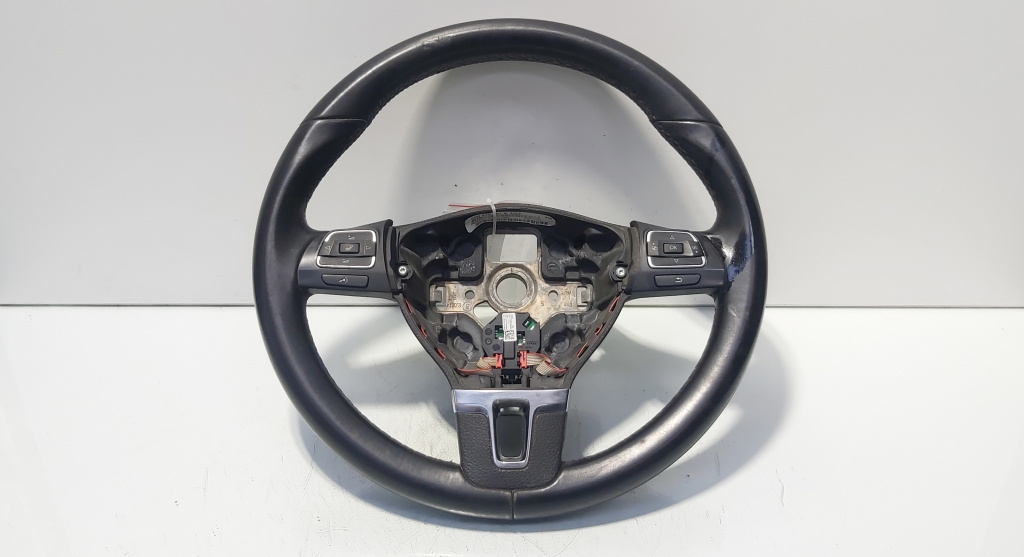 Volan piele cu comenzi, cod 5C0419091K, VW Golf 6 (5K1) (id:690128)