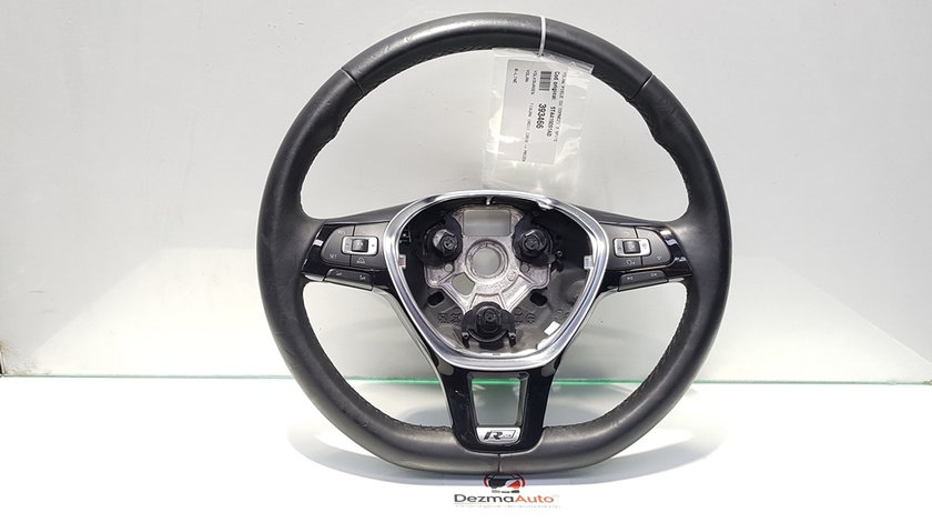 Volan piele cu comenzi, cod 5TA419091AD, VW Golf 7 Alltrack (BA5, BV5) (idi:393466)