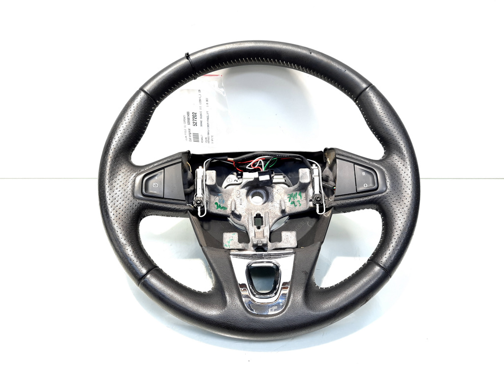Volan piele cu comenzi, cod 609581499, Renault Scenic 3 (idi:527202)