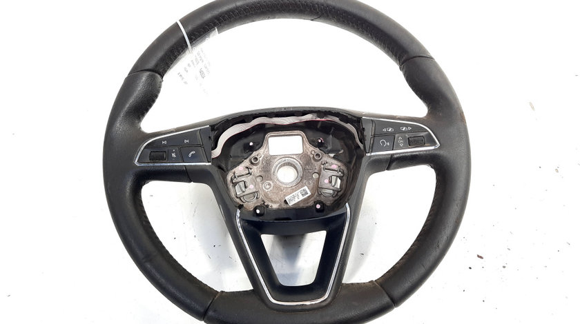 Volan piele cu comenzi, cod 6JA419091E, Seat Toledo 4 (KG3) (id:540634)