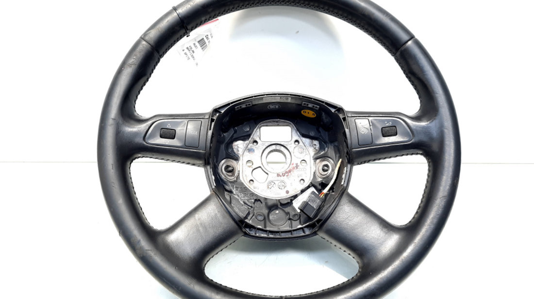 Volan piele cu comenzi, cod 8K0419091B, Audi A4 Avant (8ED, B7) (id:522378)