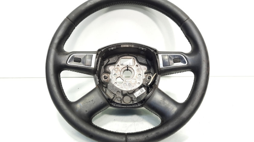 Volan piele cu comenzi, cod 8K0419091BG, Audi A4 (8K2, B8) (id:472726)