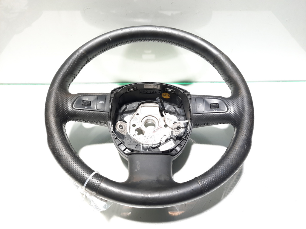 Volan piele cu comenzi, cod 8P0419091BL, Audi A4 (8EC, B7) (id:462184)