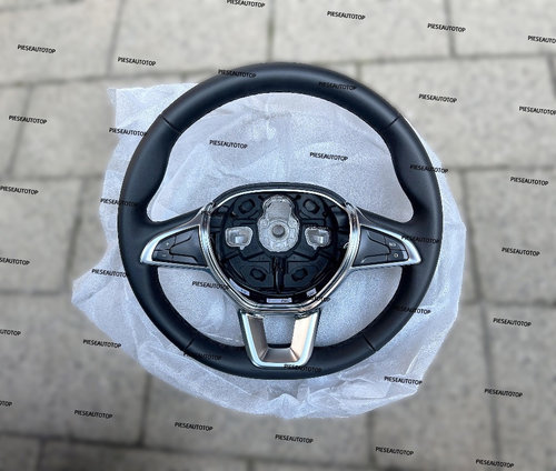 Volan piele cu comenzi Dacia Logan 2 Stepway 2020-2021 NOU 484008220R OE