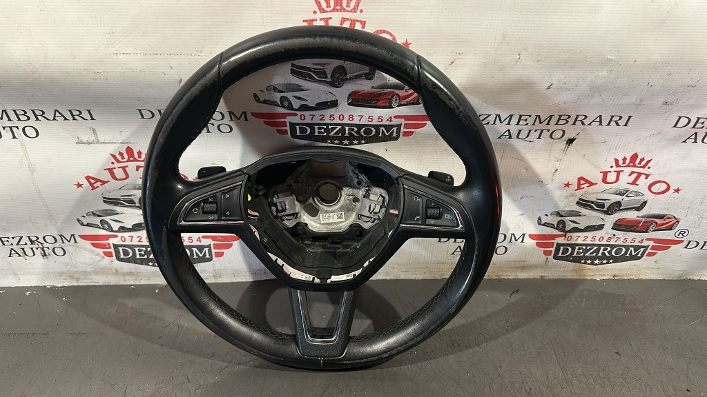 Volan piele cu comenzi(fara airbag) 5E0419091J Skoda Octavia III Hatchback (5E3) 1.6 TDI 115 cai DGTE