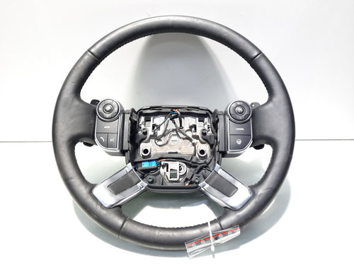Volan piele cu comenzi, incalzire si padele, cod GK52-3F563-CD, Land Rover Range Rover Sport (L494) ...