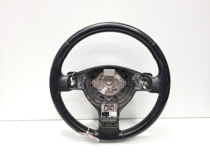 Volan piele cu comenzi si padele, cod 3C0419091AA, VW Passat (3C2) (id:572788)