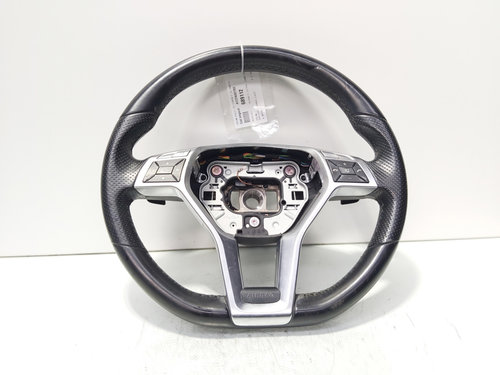 Volan piele cu comenzi si pedale, cod A1724602703, Mercedes Clasa C (W204) (id:689112)