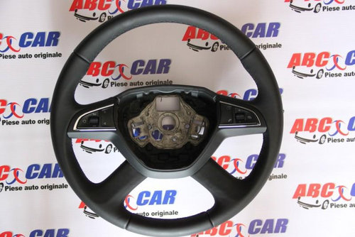 Volan piele cu comenzi Skoda Octavia 3 2013-2017 5E0419091R