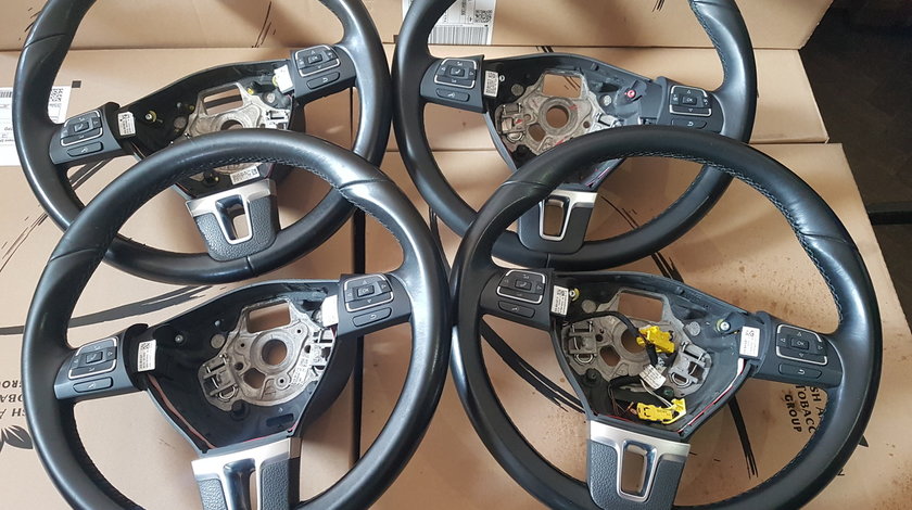 Volan piele cu comenzi Vw Passat b6
