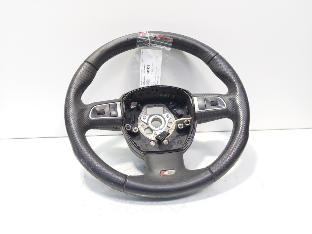 Volan piele cu padele si comenzi, cod 8P0419091, Audi Q5 (8RB) (id:688933)