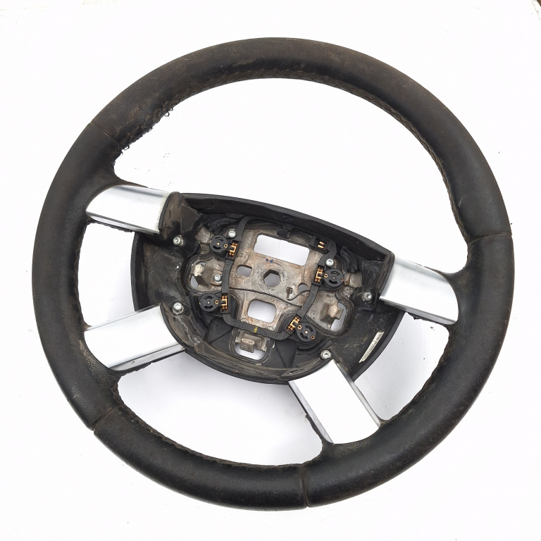 Volan Piele Ford Focus Mk 2 2005-2010 2.0 Tdci G6Db Motorina Necesita Reparatie / Retapitare Usoare Urme De Uzura 4M513600Clw, 30347735 Trw