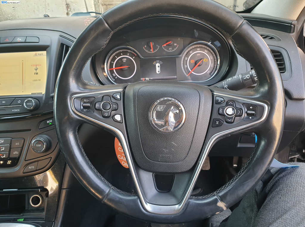 Volan Piele in 3 Spite Fara Airbag cu Comenzi Opel Insignia FL Facelift 2013 - 2017 [K6055]