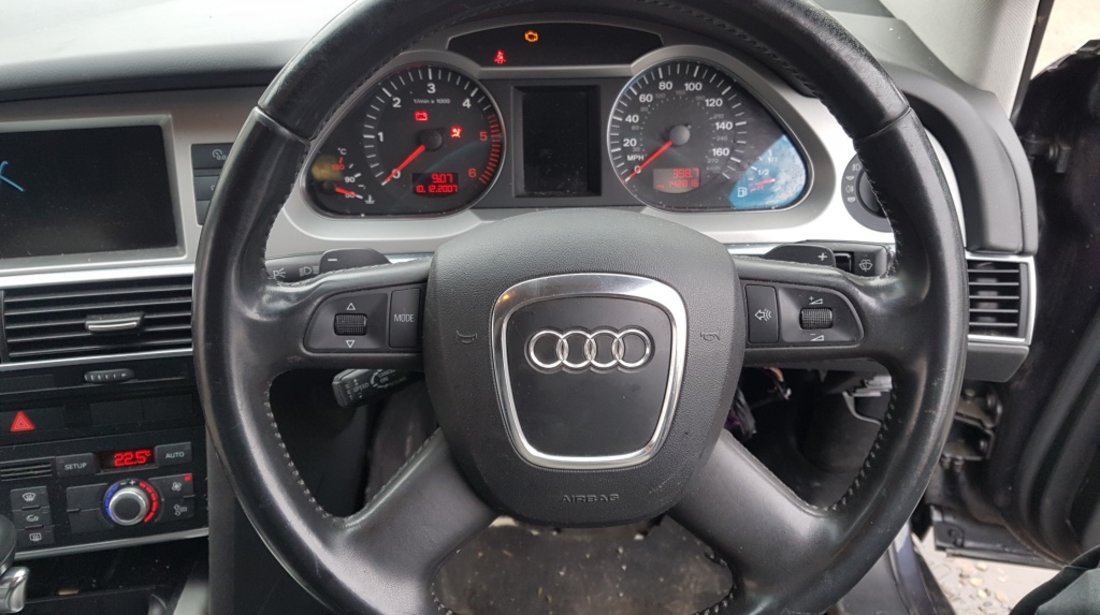 Volan Piele in 4 Spite cu Comenzi si Padele Audi A6 C6 2004 - 2011