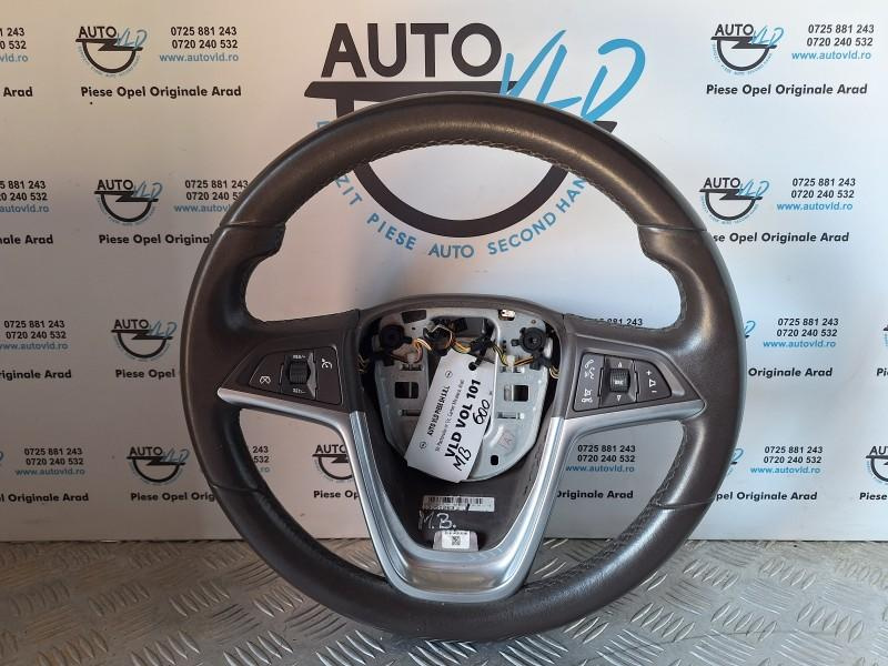 Volan piele maro Opel Meriva B facelift 2014-2017 13351263