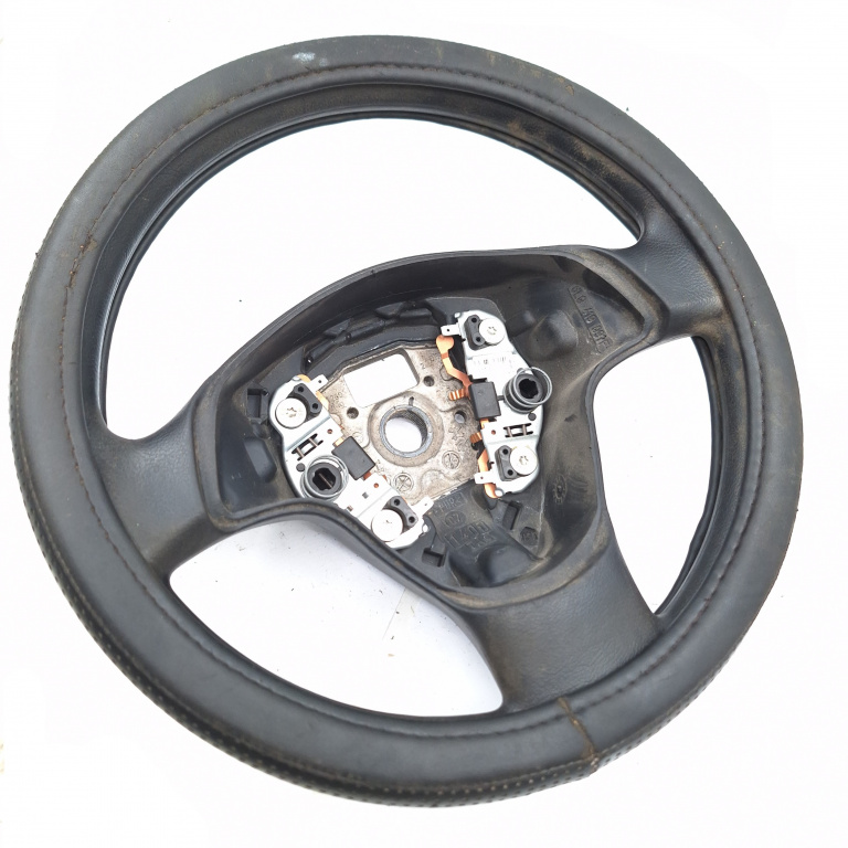 Volan Piele Mercedes-Benz A-Class (W168) 1997-2004 A 170 Cdi (168.009, 168.109) Om 668.942 Motorina Necesita Reparatie / Retapitare 61400000A00, 6L0419091F, 70320021272B, 6L0 419 091 F, 1400Tas Trw