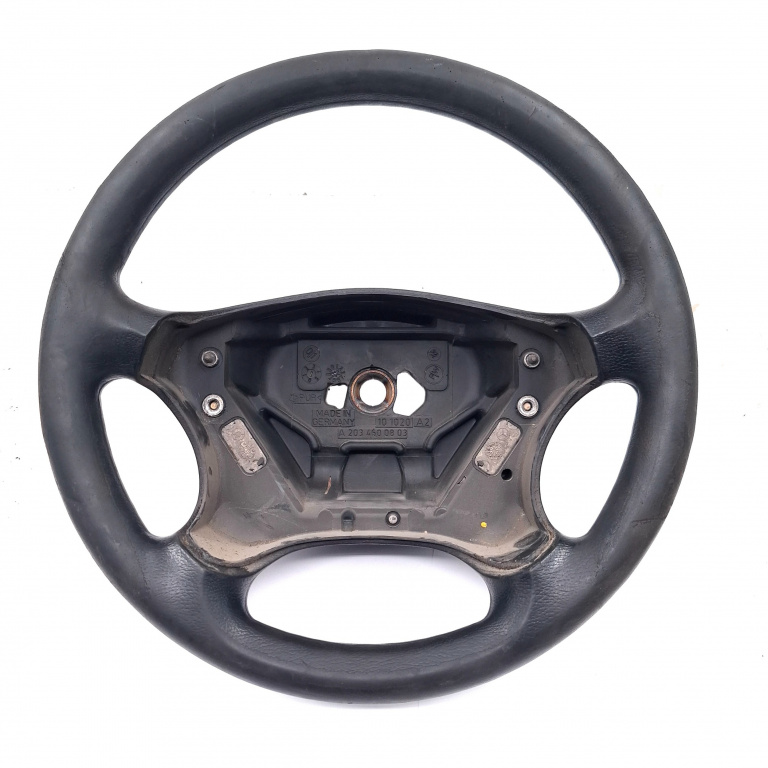 Volan Piele Mercedes-Benz C-Class (W203) 2000-2007 C 200 Cdi (203.004) Om 611.962 Motorina Usoare Urme De Uzura A2034600803, 101020A2