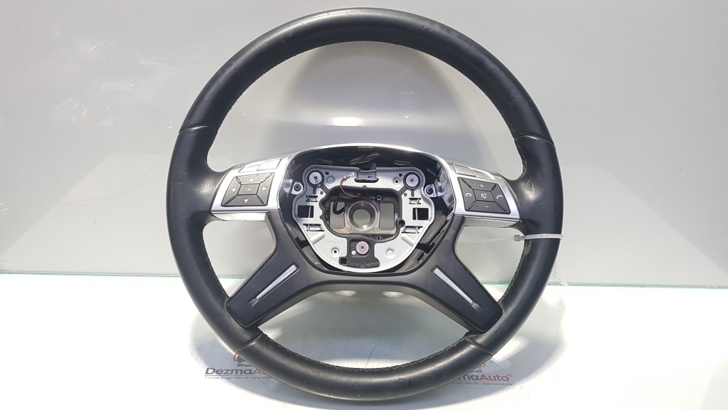 Volan piele, Mercedes Clasa C (W204) cod A2464601503 (id:360945)