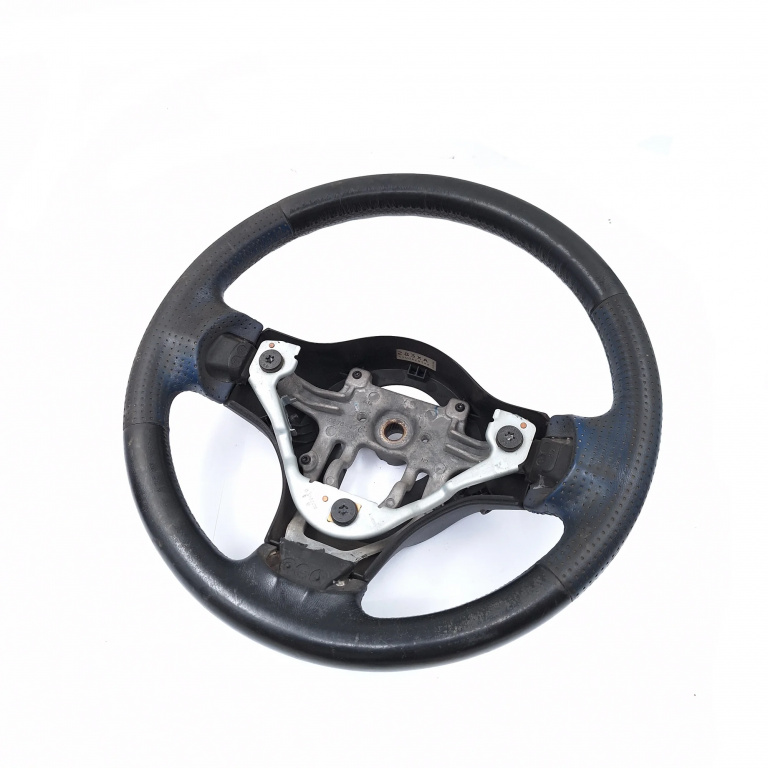 Volan Piele Mitsubishi Colt 6 (Z3A, Z2A) 2002-2012 1.3 Benzina Usoare Urme De Uzura 4400A283Xa, 6027644C, Mr977310, Mr955201, Mz313102, Mz313104, 6027645D
