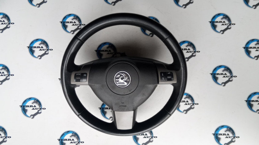 Volan piele Opel Astra H cu comenzi