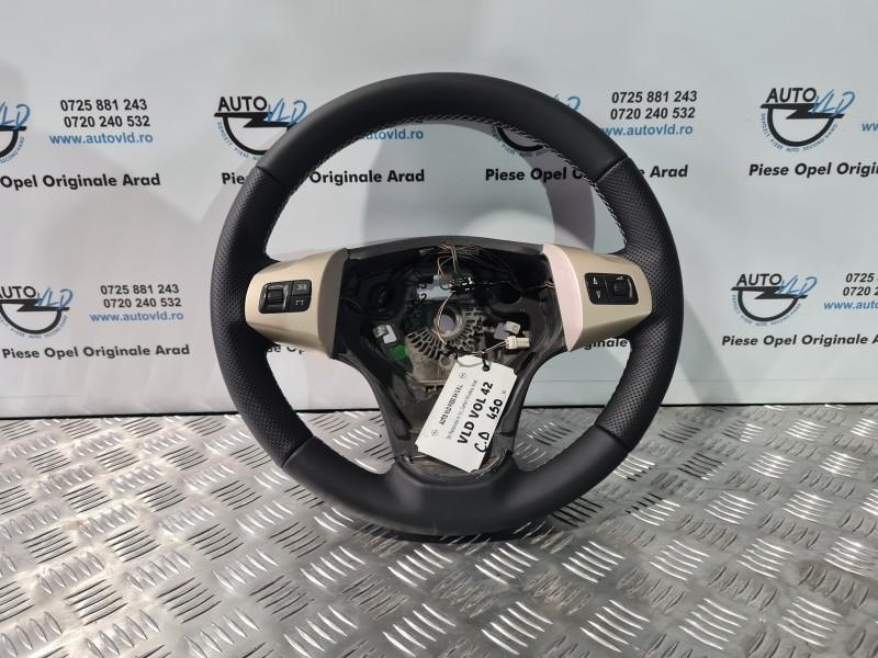 Volan piele perforata cu comenzi Opel Corsa D facelift 2010-2014 VLD VOL 42