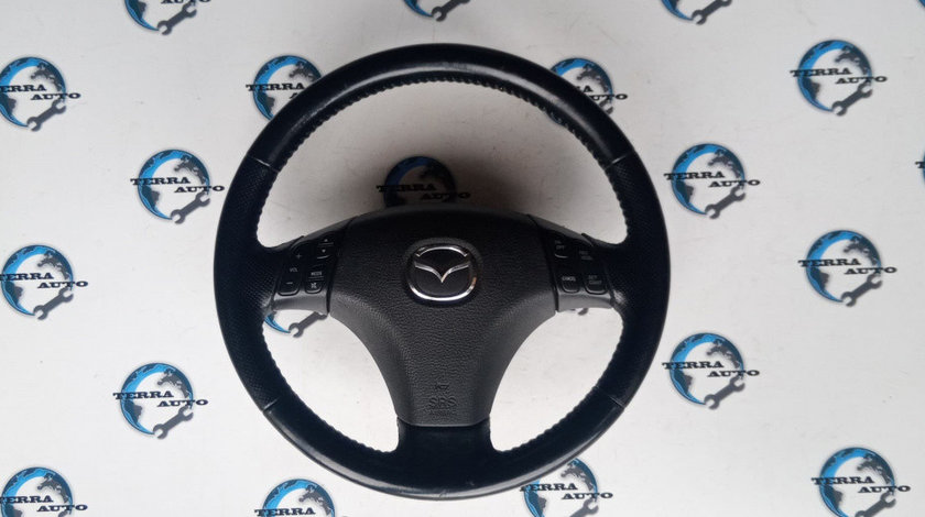 Volan piele perforata Mazda 6 cu comenzi