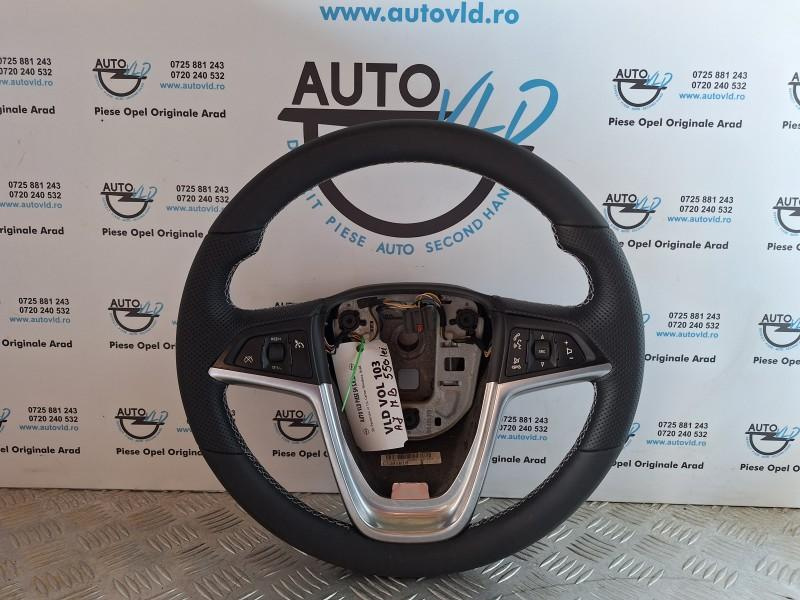 Volan piele perforata reconditionat Opel Astra J Facelift 2012-2018 13305818