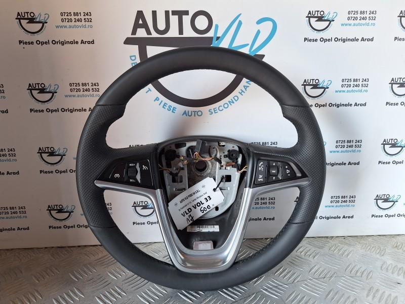 Volan piele perforata reconditionat Opel Astra J Facelift 2012-2018 13305818