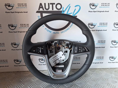 Volan piele perforata reconditionat Opel Astra J Facelift 2012-2018 13305818
