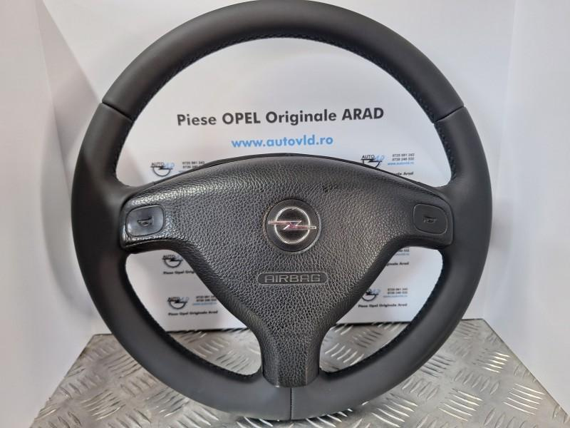 Volan piele reconditionat cu airbag Opel Astra G 1998-2004
