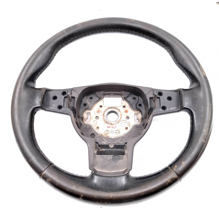 Volan Piele Seat Leon (1P1) 2005-2012 2.0 Tdi 16V Bkd Motorina Usoare Urme De Uzura 5P0419091K, 5P0419091, 61785000A, 5L0419091Ad