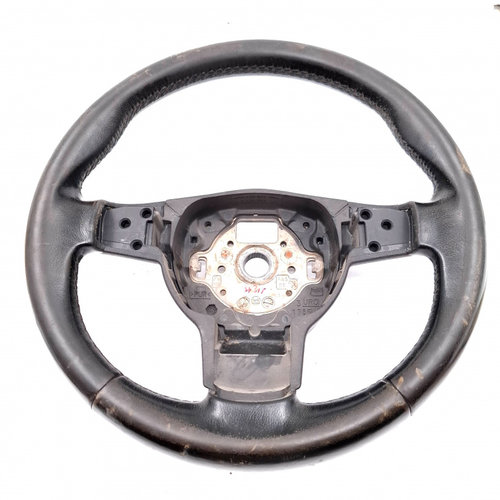 Volan Piele Seat Leon (1P1) 2005-2012 2.0 Tdi 16V Bkd Motorina Usoare Urme De Uzura 5P0419091K, 5P04...