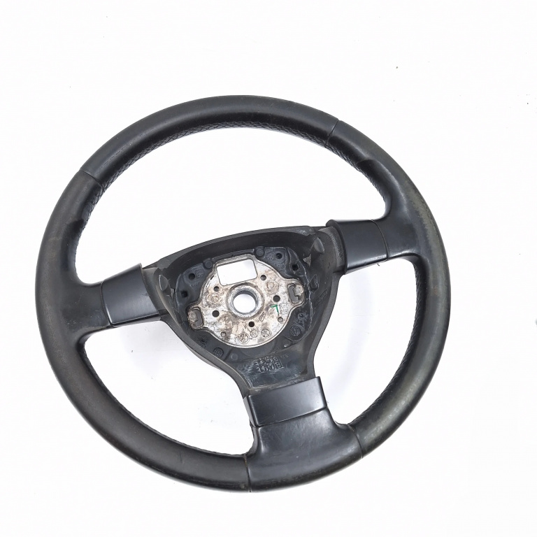 Volan Piele Vw Golf 5 2003-2009 2.0 Tdi 16V Bkd Motorina Usoare Urme De Uzura 1K0419091M, 16081618